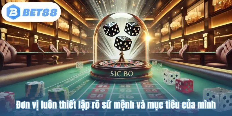 Đơn vị luôn thiết lập rõ sứ mệnh và mục tiêu của mình